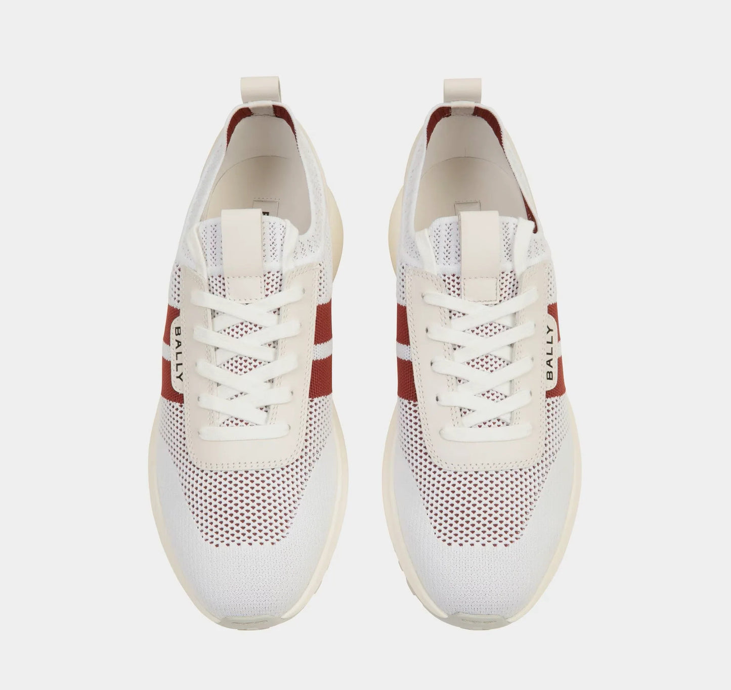 Outline Sneaker Knit in White