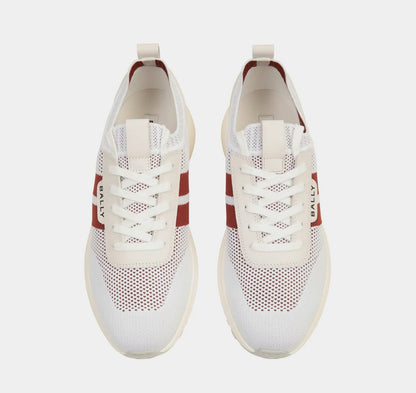 Outline Sneaker Knit in White
