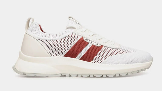 Outline Sneaker Knit in White